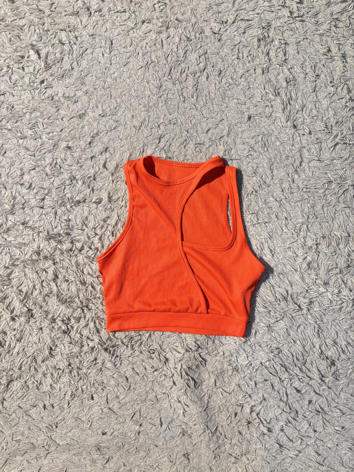 Asymmetrical Cutout Tank Top — view 1